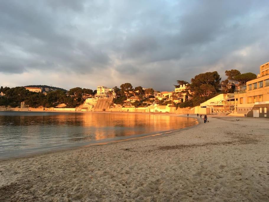 Au Coeur Et Au Calme De Bandol, Parking Et Climatisation Apartamento Exterior foto